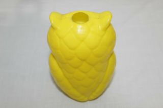 Vintage OwL Patio Light String Owls Blow Mold REPLACEMENT OWL Retro Decor YELLOW 3