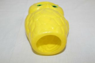 Vintage OwL Patio Light String Owls Blow Mold REPLACEMENT OWL Retro Decor YELLOW 4