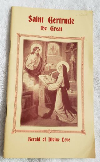 Saint Gertude The Great - Herald Of Divine Love Catholic Publication