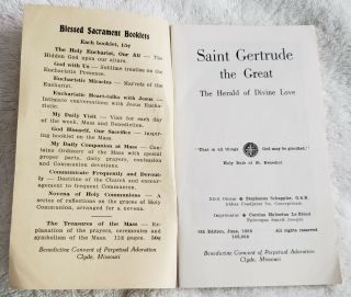 Saint Gertude the Great - Herald of Divine Love Catholic Publication 2