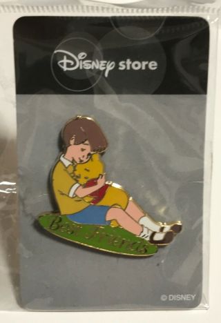 Disney Store Japan Pin 18908 Jds Best Friends Christopher Robin & Pooh