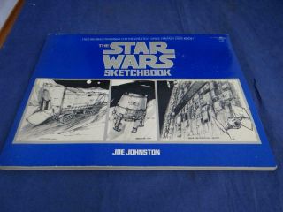 Vintage 1st Edition 1977 The Star Wars Sketchbook Orig.  Drawings By Joe Johnston