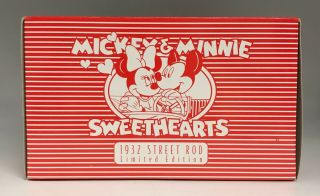 Mickey & Minnie Mouse Sweethearts 1932 Street Rod Car Limited Edition w/ Box 2
