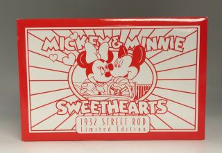 Mickey & Minnie Mouse Sweethearts 1932 Street Rod Car Limited Edition w/ Box 3
