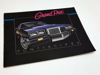1984 Pontiac Grand Prix Brochure