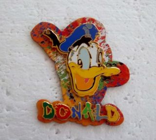 Disney Wdw Featured Artist 4 Splatter Donald Duck Jumbo Le Pin