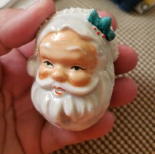 Vintage Porcelain Santa 