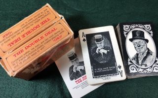 1973 Gamekeepers Wc Fields “cold Deck” Cheat Double Deck T