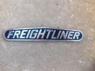 Freightliner Semi Truck / Tractor Metal Name Plate / Emblem