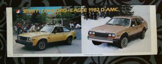 American Motors Amc 1982 Dealer Brochure - French - Canadian Market