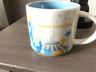 Disney World Starbucks Magic Kingdom You Are Here 14oz Ceramic Mug - Yah V1