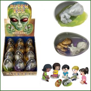 Alien Baby Egg Birthpod Eggs Embryo Gel Kids Prank Fun Party Toy Gift Bag Filler
