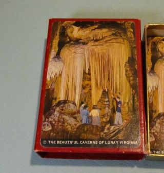 Vintage Caverns Of Luray Virginia Arrco Playing Cards Pictorial Deck