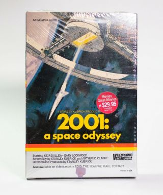 2001: A Space Odyssey Betamax Cassette - And