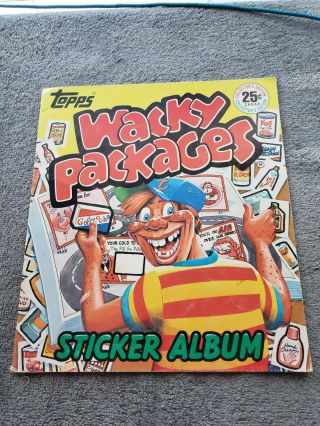 1982 Topps Wacky Packages Sticker Album Book.  - Collector’s Edition Complete