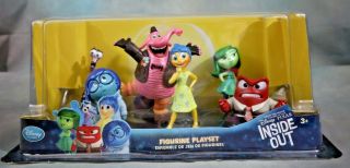 Inside Out Figure Play Set The Disney Store Pixar Cake Topper Joy Sadness