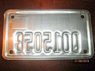 Florida Antique Motorcycle License Plate 2