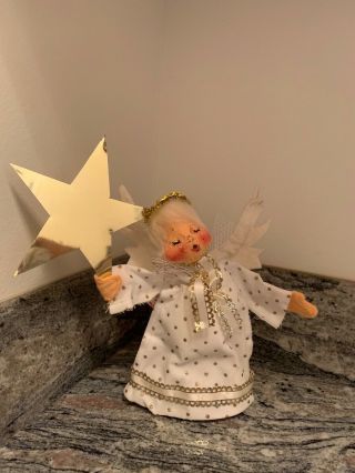 Annalee Vintage 1976 Christmas Angel - Holding Star