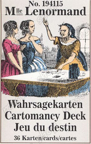 Mile Lenormand 1941 Cartomancy Tarot Cards - 3 Languages 121