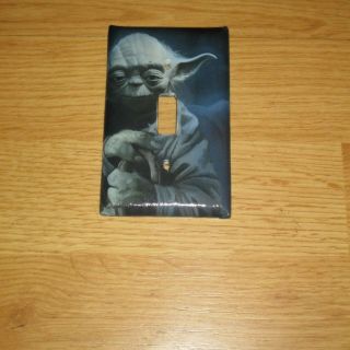 Star Wars Classic Yoda Ghost Spirit The Jedi Master Light Switch Cover Plate