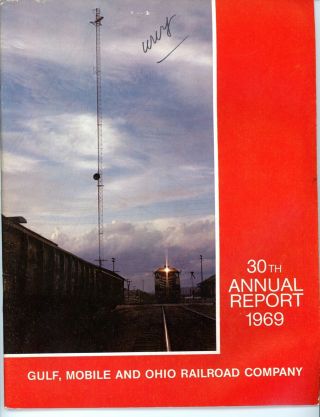 Gm&o - Gulf,  Mobile & Ohio - 1969 Annual Report,