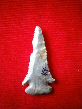Fantastic Ky Dovetail Early Archaic Corner Notch Arrowhead Indian Artifact