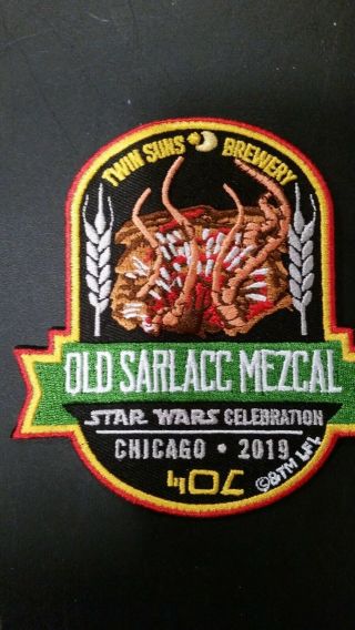 Star Wars Celbration Chicago Twin Sun Brewery Sarlacc Patch
