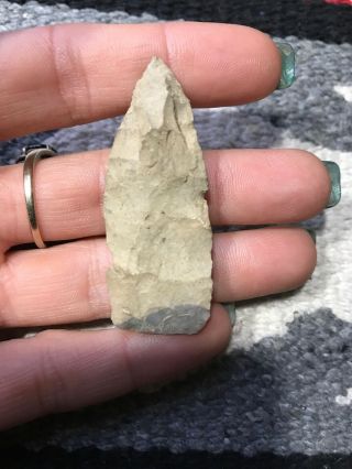 Mlc S2184 Paleo To Archaic Lanceolate Arrowhead Artifact From Ohio Hammond