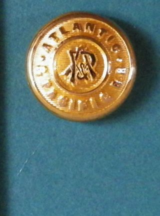 Bb Atlantic & Pacific Railroad Uniform Button Small Restrike