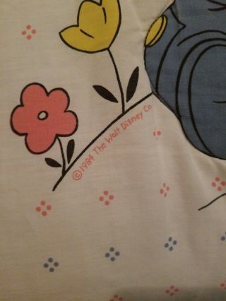 Vtg Dundee Disney Baby Blanket Mickey Minnie Mouse Balloon ABC Block Comforter 6
