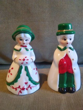 Vintage Olde Time Family Bells Holiday Memories Collector Ornament Set Of Two