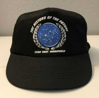 Vintage 90’s Star Trek Omnipedia The History Of The Future Black Hat Never Worn