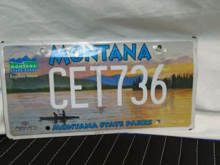 Montana State Parks License Plate