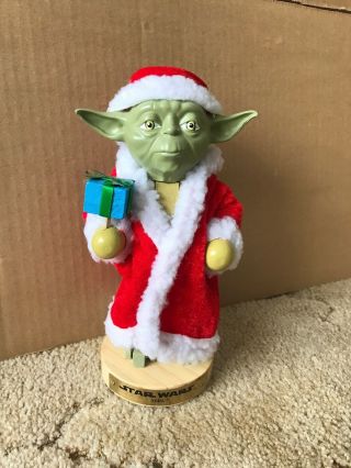 Star Wars Yoda Santa Nutcracker Kurt S Adler 9” Tall
