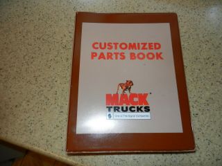 1984 Mack Trucks Model Ws786 Lst Customized Parts Book