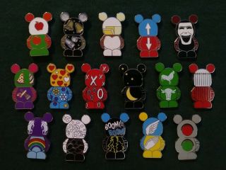 Disney Pins Vinylmation Jr Series 5 This And That Full Set Including 2 Mystery
