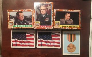 1991 Topps Desert Storm Trading Cards Complete Set Series 1 2 3,  Sticker Cards