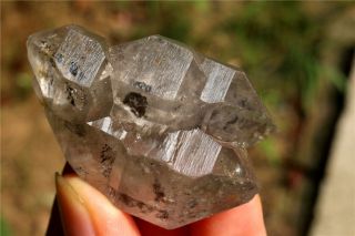 43g Natural Tibetan Unique Skeletal Quartz Crystal Double Terminating Specime