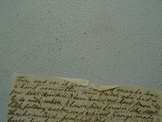 1900s Hand Written Letter From Ina Carter Sister Vineland Nj Woman