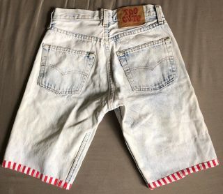 TOO CUTE DISNEY RARE VINTAGE MICKEY MOUSE BUTTON FLY JEAN SHORTS WOMENS 7 2