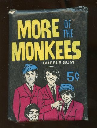 1967 Donruss More Of The Monkees Wax Pack