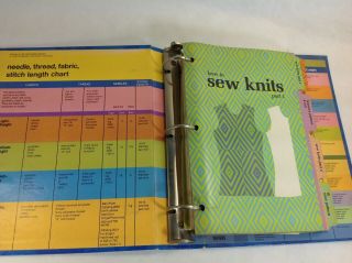 Vintage 1972 Singer Sewing Series for Home and Fashion Binder Book 5