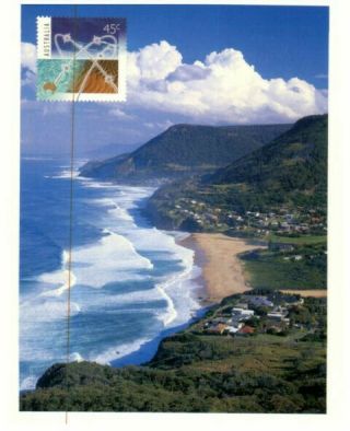 (pc 5) Australia Post Pre - Paid Postcard - Nsw - Wollongong Central Coast