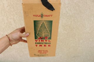 Vintage Yule Craft Vinyl Christmas Tree Merry Christmas Holiday