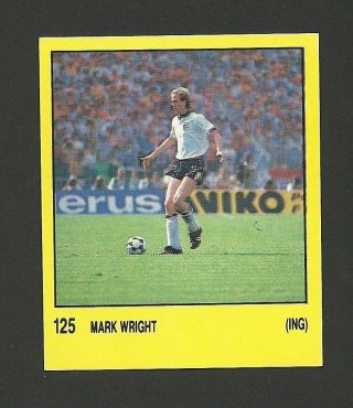 Mark Wright Football Soccer 125 1987/88 Panini Italy Supersport Sticker