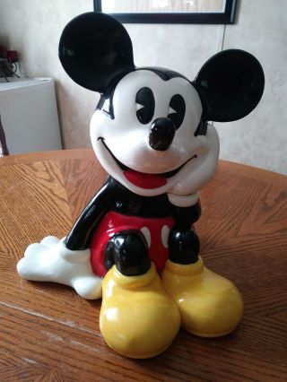 Mickey Mouse Cookie Jar By Treasure Craft