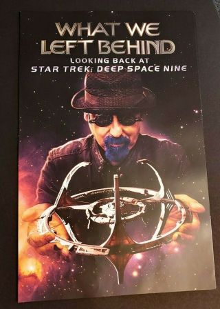 Star Trek Ds9 Documentary " What We Left Behind " Movie Poster 11x17 " Rare Poster