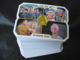 Star Trek Set The Series 50th Anniversary 80 Diecut Cards 2016