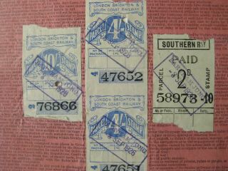 RARE WAYBILL SR 1928 BARNHAM JUNCTION to MILLERS DALE R WHITEHEAD HARGATE HALL 3