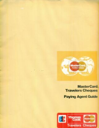 Usa Thomas Cook Folder With Specimen Traveller 